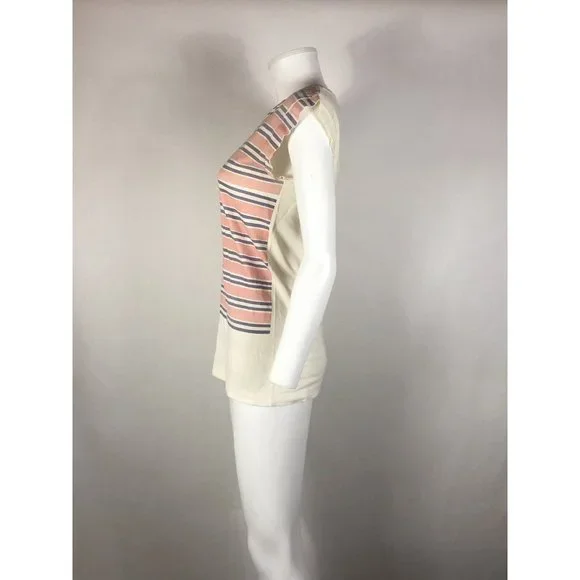 Rare Vtg Maison Martin Margiela Striped Artisanal Line 0 Tee S - Tops